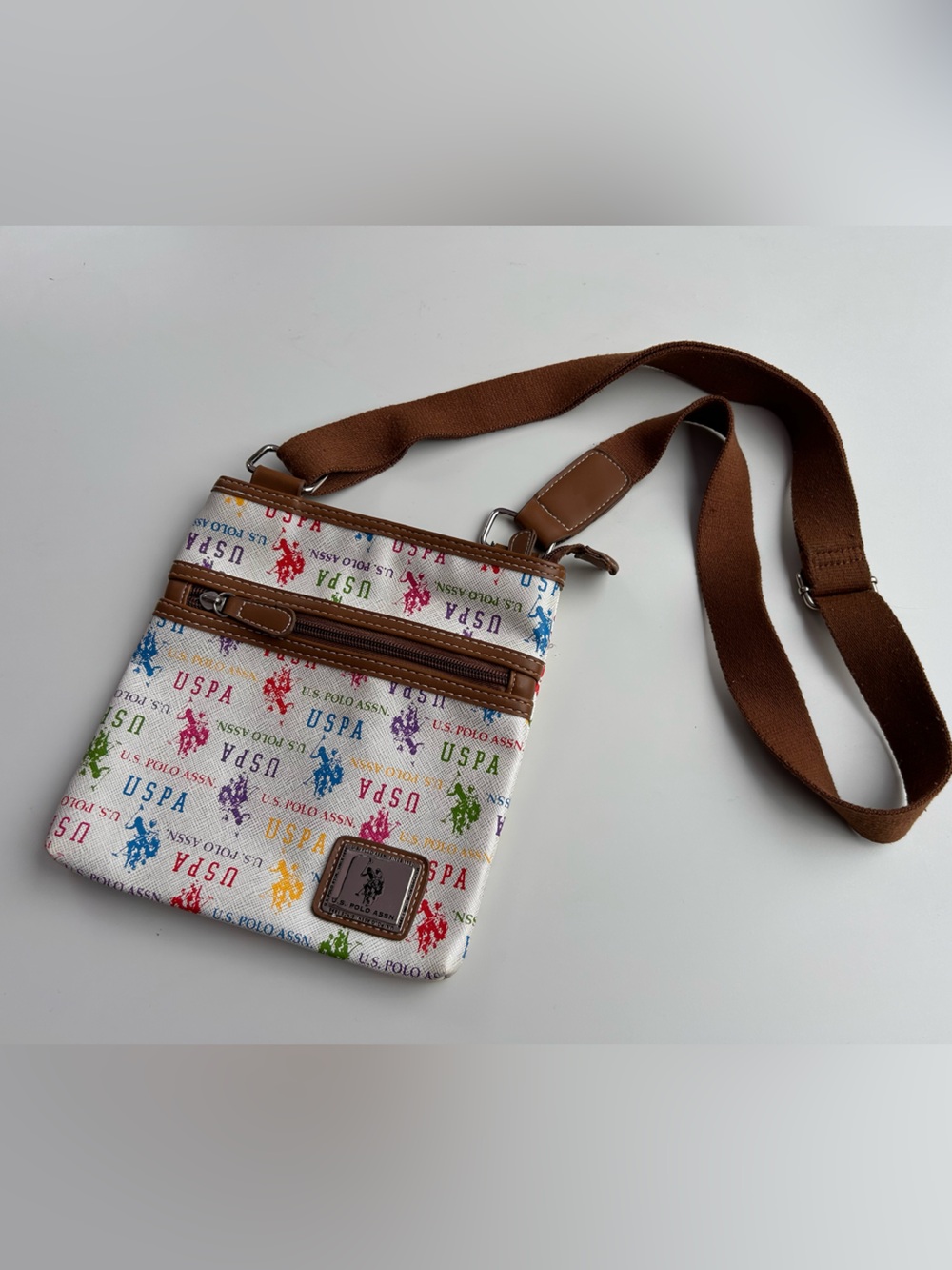 Y2K Polo Assn. Monogram Cross Body Purse